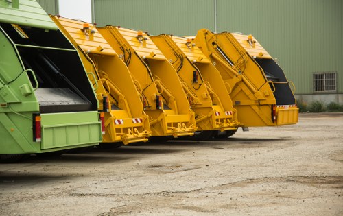 Scheduled waste collection in Brent Cross
