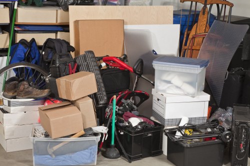 Organized living space after flat clearance in Brent Cross