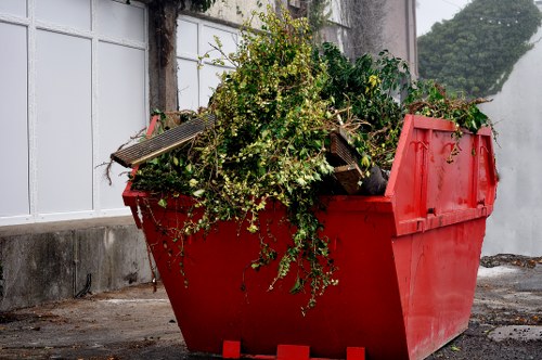 Residential property undergoing house clearance in Brent Cross